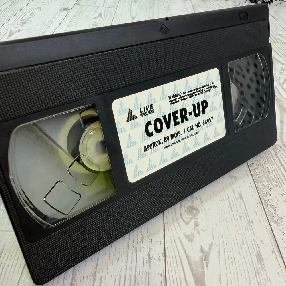 Cover-Up-VHS-Dolph Lundgren/Louis Gossett Jr-Terrorism/Action-Rated R